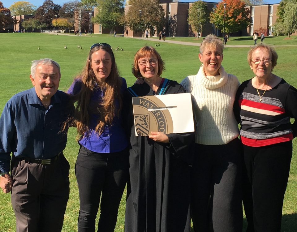 Patricia's Graduation in Masters of Public Health from Waterloo College