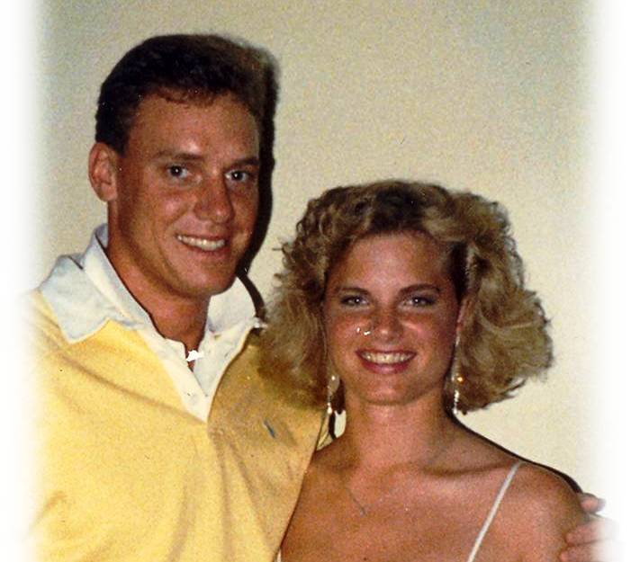 Marla and Rod throwback photo to the 80s