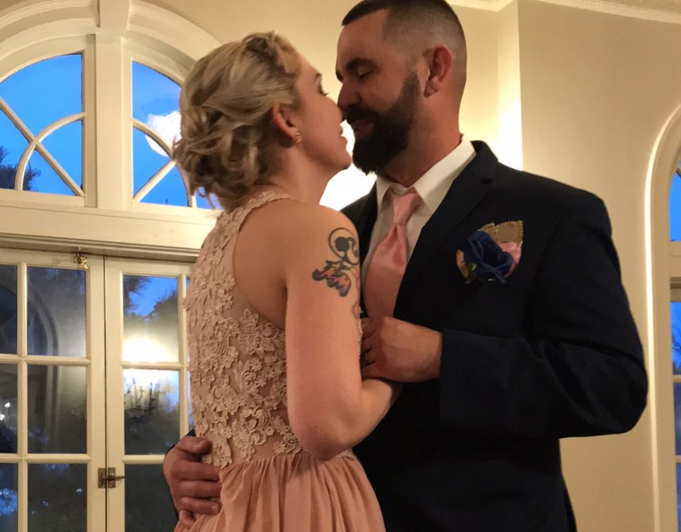 Jessica Sadler and her new husband wedding dance - selfless love
