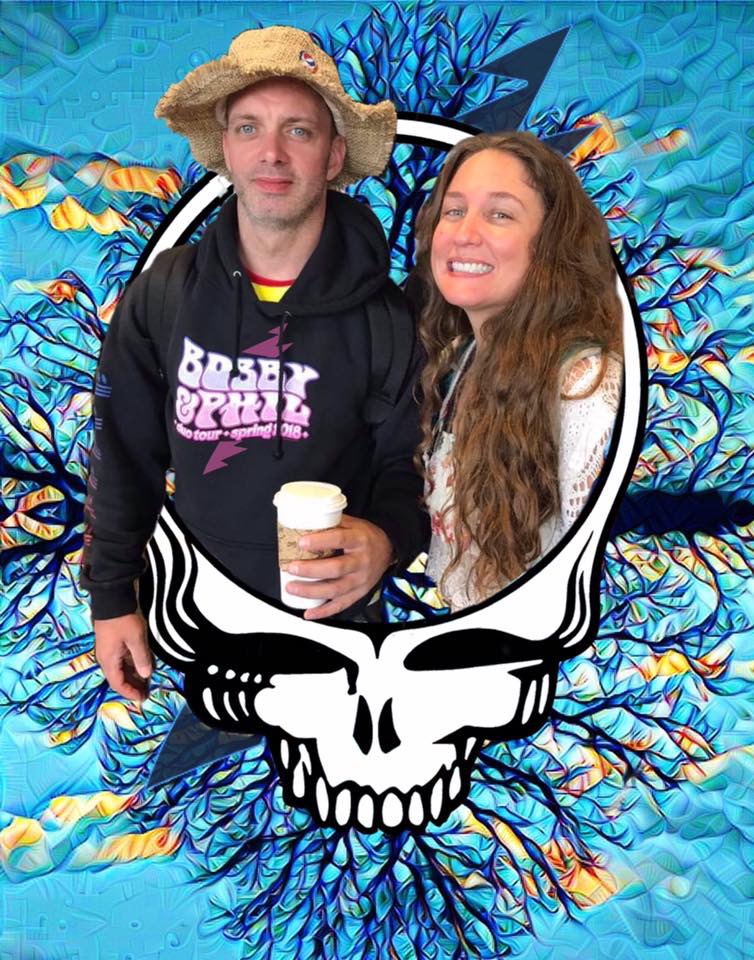 Mike and Lisa coming through a skull