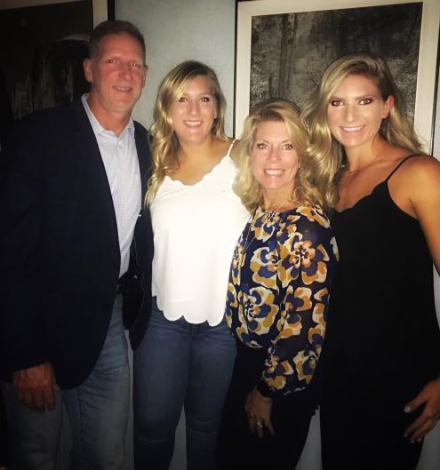 Sara Atwell dressed up and hanging out with her family