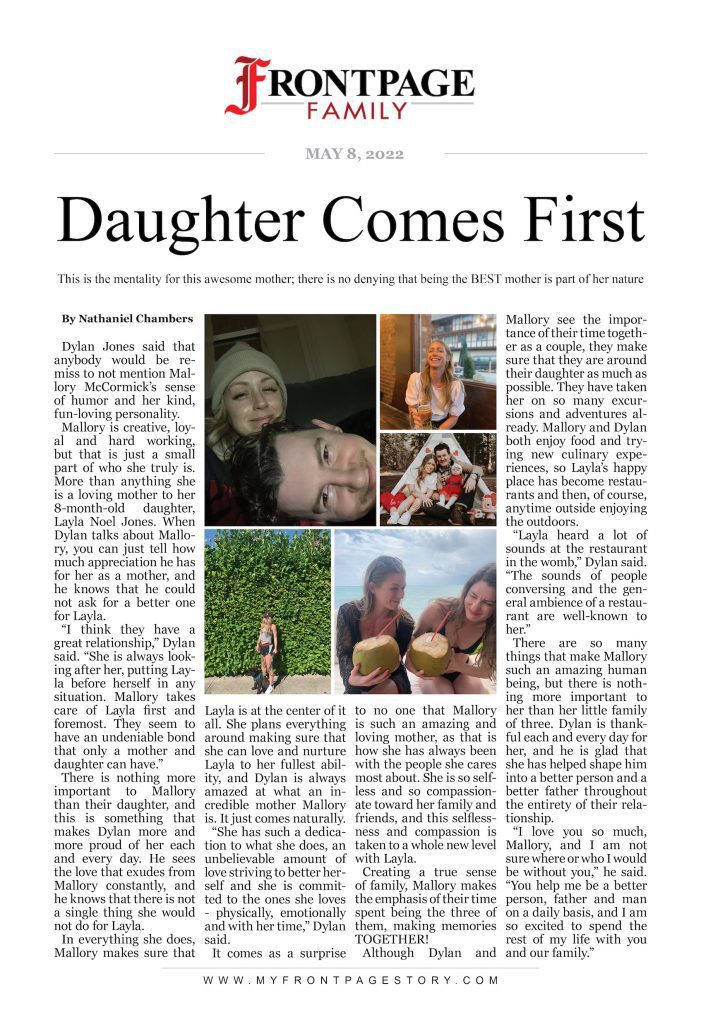 daughter comes first