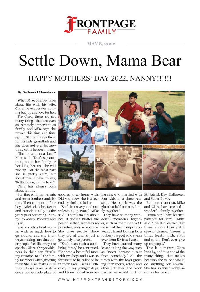 settle down, mama bear