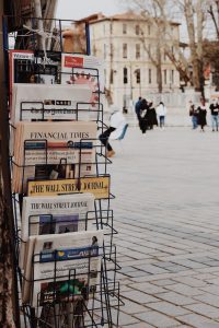 newspaper stand