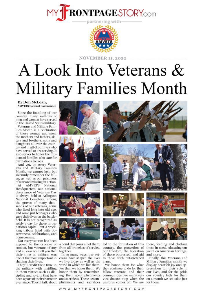 veterans and military families month