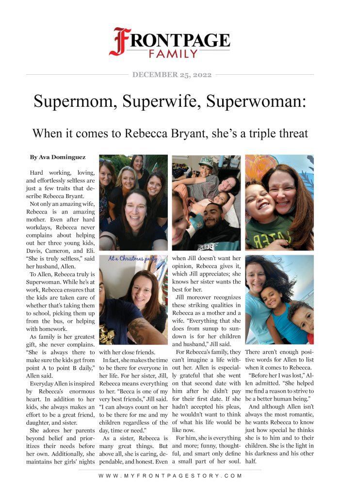 supermom, superwife, superwoman