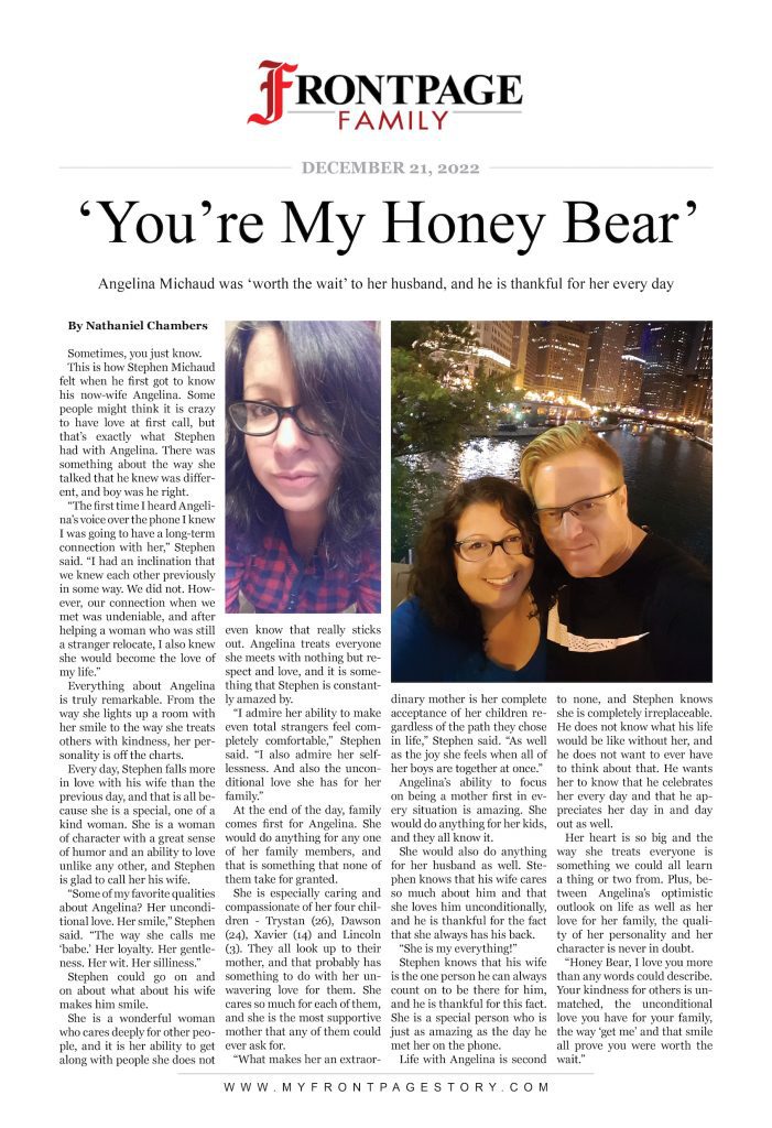 you're my honey bear