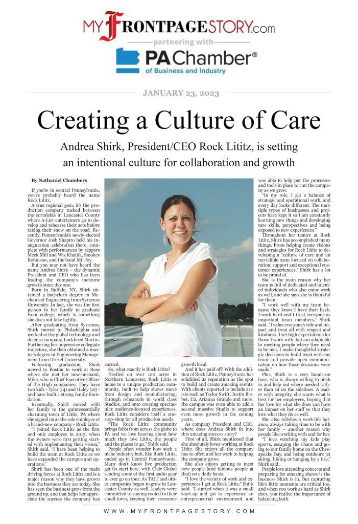 Creating a Culture of Care