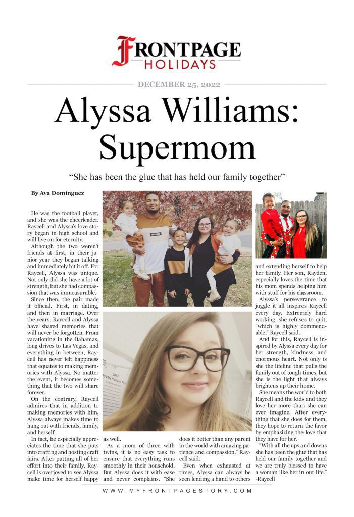 Alyssa williams: supermom