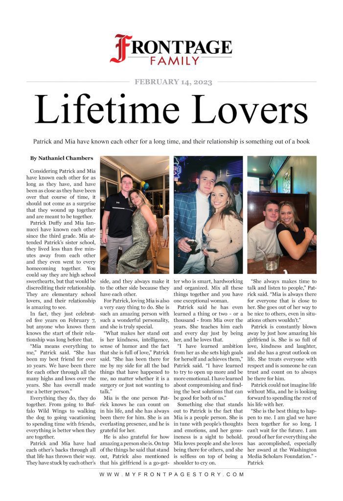 Lifetime Lovers: Patrick & Mia