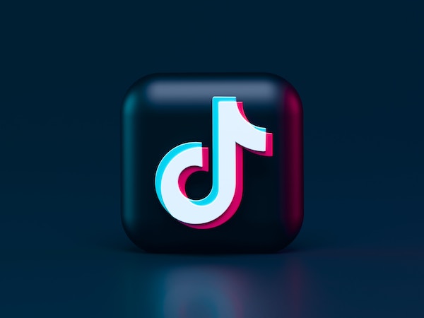 AI generated 3D TikTok logo for business with trippy design