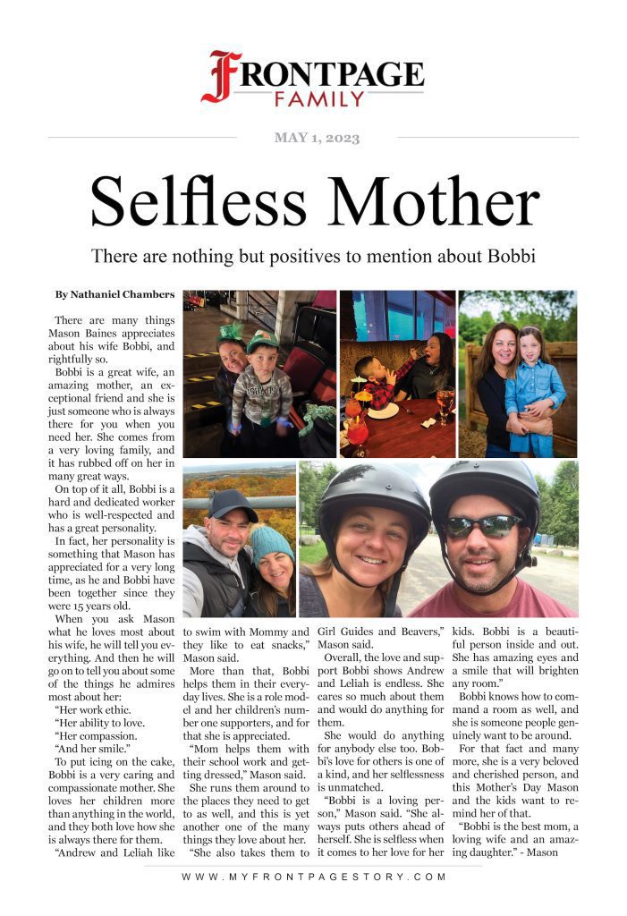 Selfless Mother: Bobbi