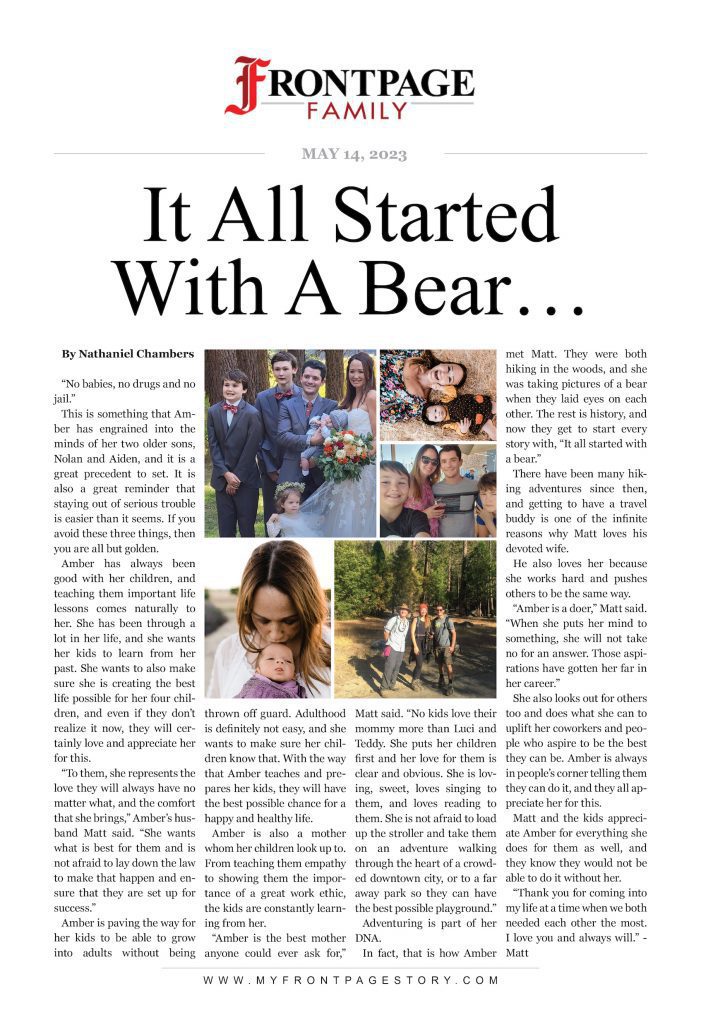 It All Started With A Bear…