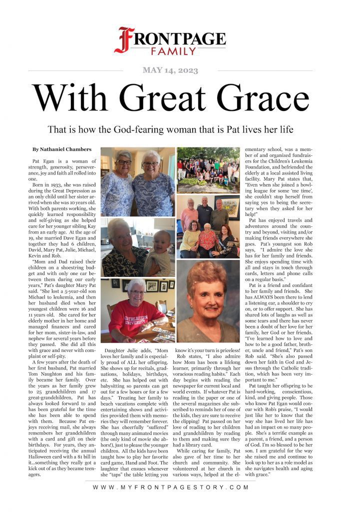 With Great Grace: Pat Egan