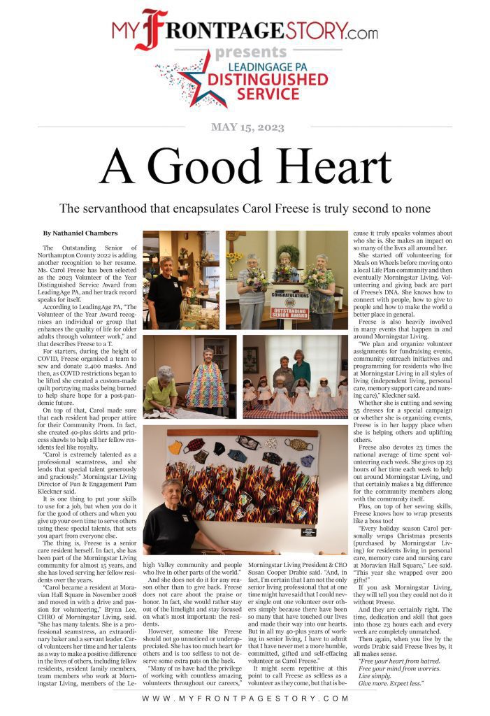 A Good Heart: Carol Freese