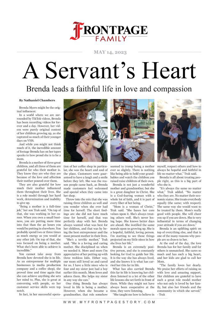 A Servant’s Heart: Brenda Myers