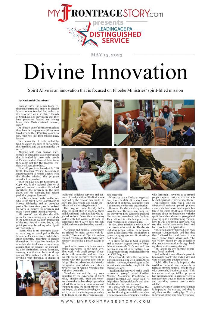 Divine Innovation: Spirit Alive