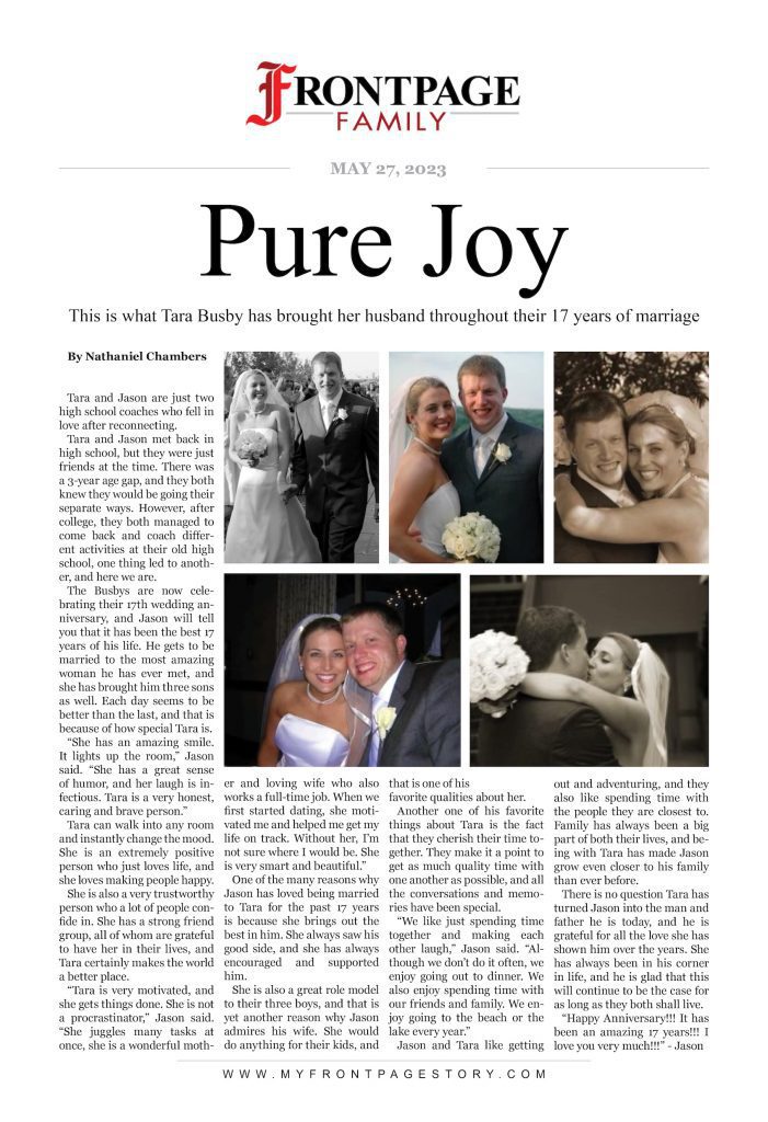 Pure Joy: Tara & Jason Busby