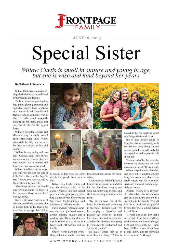 Special Sister: Willow Curtis