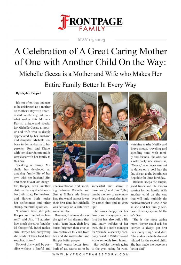 A Great Caring Mother: Michelle Geeza