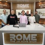Jim Rome and his crew on the set of the Jim Rome Show