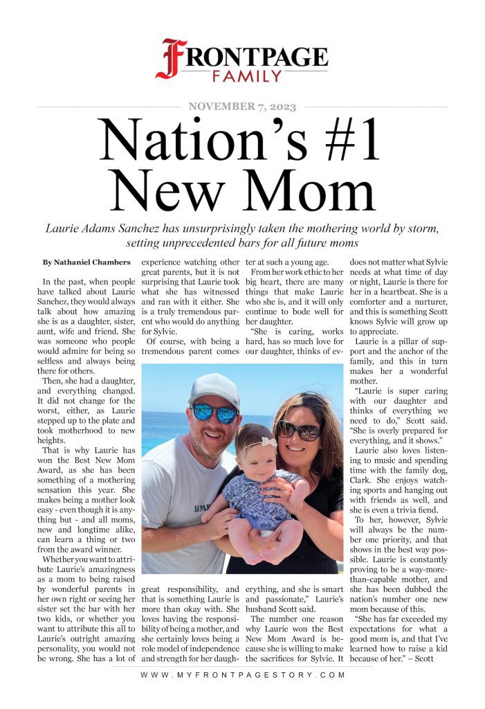 nation's number 1 new mom story
