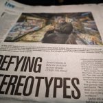 Defying Stereotypes newspaper headline