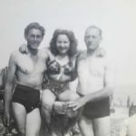 Betty Burton with her peeps back in the day
