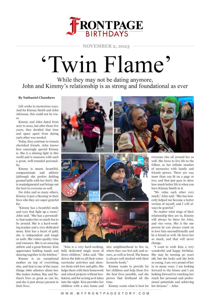 Kimmy's personalized story titled 'Twin Flame'