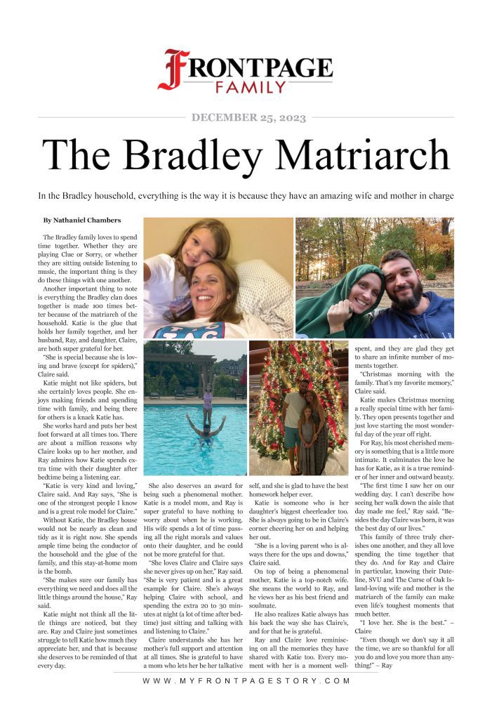 The Bradley Matriarch: Katie personalized story