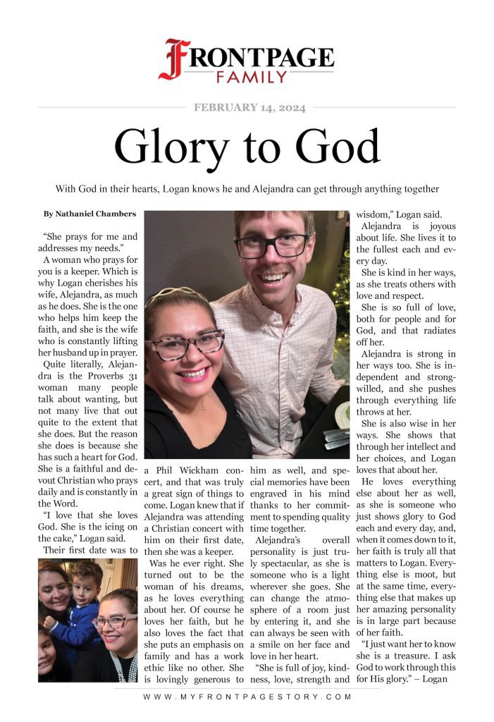 Glory to God: Alejandra Alder custom story