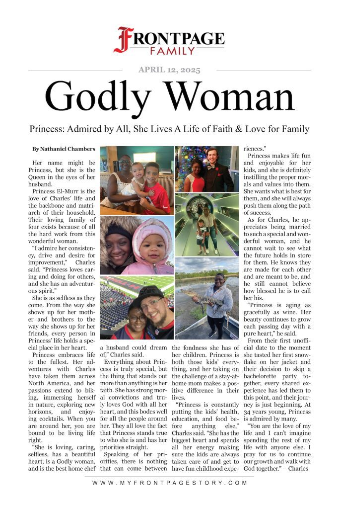 Princess El-Murr personalized birthday newspaper