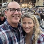 Kelli Burns with husband Sean at a concert
