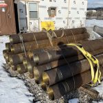 72 Steel construction site in the winter